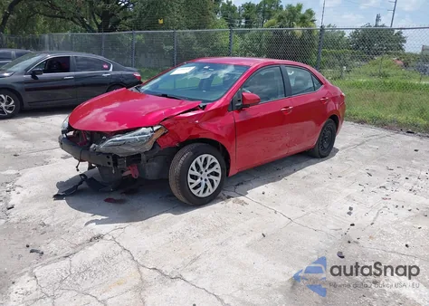 2019 Toyota Corolla Le z USA, uszkodzony, nr VIN 2T1BURHE8KC192522